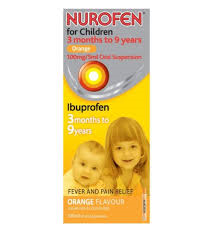 NUROFEN FOR CHILDREN   3 MONTHS TO 9 YEARS  100ml